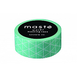 Mark's Japan Maste Washi Masking Tape - Mint Triangle (Limited Edition)