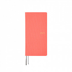 !* Hobonichi Techo Weeks Spring 2023 - Colors: Happiness Pink (Japanese / Wallet Size / April Start)