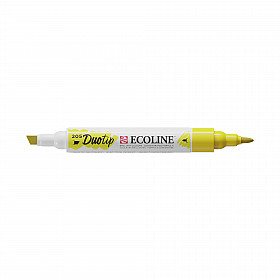 Talens Ecoline Duotip Marker Pen - 205 Citroengeel (Primair)