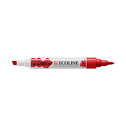 Talens Ecoline Duotip Marker Pen - 334 Scarlet