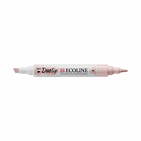 Talens Ecoline Duotip Marker Pen - 381 Pastelrood