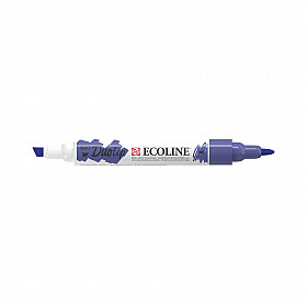 Talens Ecoline Duotip Marker Pen - 507 Ultramarijn Violet