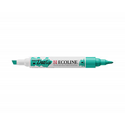 Talens Ecoline Duotip Marker Pen - 602 Dark Green
