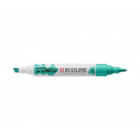 Talens Ecoline Duotip Marker Pen - 602 Donkergroen
