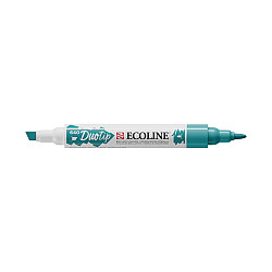 Talens Ecoline Duotip Marker Pen - 640 Blue Green