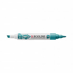 Talens Ecoline Duotip Marker Pen - 640 Blauwgroen