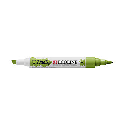 Talens Ecoline Duotip Marker Pen - 657 Bronze Green