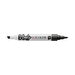 Talens Ecoline Duotip Marker Pen - 700 Black