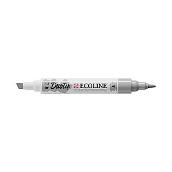 Talens Ecoline Duotip Marker Pen - 717 Cold Grey