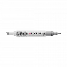 Talens Ecoline Duotip Marker Pen - 717 Koudgrijs