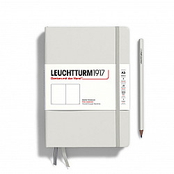 Leuchtturm1917 Notebook - A5 - Hardcover - Plain - Natural Colours - Light Grey