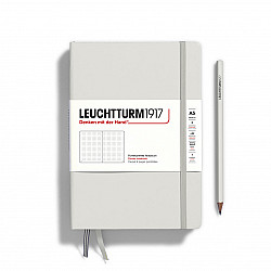 Leuchtturm1917 Notebook - A5 - Hardcover - Dotted - Natural Colours - Light Grey