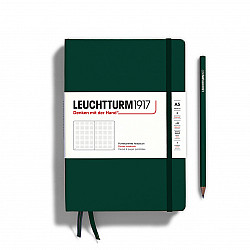 Leuchtturm1917 Notebook - A5 - Hardcover - Dotted - Natural Colours - Forest Green