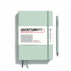 Leuchtturm1917 Notebook - A5 - Hardcover - Squared - Natural Colours - Mint Green