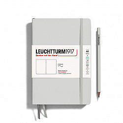 Leuchtturm1917 Notebook - A5 - Softcover - Plain - Natural Colours - Light Grey