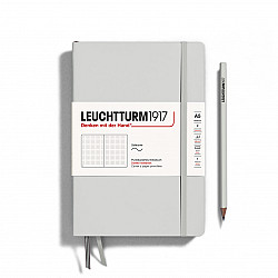 Leuchtturm1917 Notebook - A5 - Softcover - Dotted - Natural Colours - Light Grey