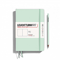 Leuchtturm1917 Notebook - A5 - Softcover - Plain - Natural Colours - Mint Green