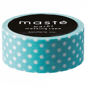 Mark's Japan Maste Washi Masking Tape - Dot Basic - Blue (Limited Edition)