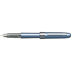 Platinum Plaisir PGB-1000 Fountain Pen - 0.5 Medium - Frosty Blue