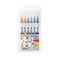 Kuretake ZIG Clean Color Real Brush Pen - Basic Colors - Set van 12