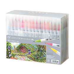 Kuretake ZIG Clean Color Real Brush Pen - Set van 90