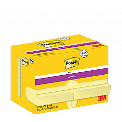 3M Post-it Super Sticky Notes Memoblaadjes - 47,6 x 47,6 mm - Pak van 12 (Valuepack)