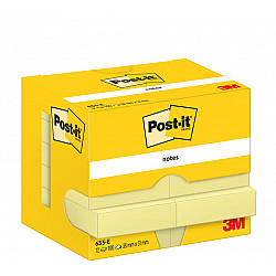 3M Post-it Notes Memoblaadjes - 51 x 38 mm - Pak van 12
