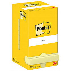 3M Post-it Notes Memoblaadjes - 76 x 76 mm - Pak van 12