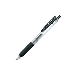 Zebra Sarasa Clip Gel Ink Pen - Fine - Black