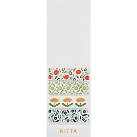 King Jim KITTA Washi Masking Tape - Flower 3