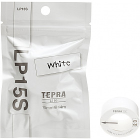 King Jim TEPRA Lite Tape - Plain - White