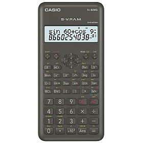 Casio FX-82MS 2nd Edition School Calculator - Zwart