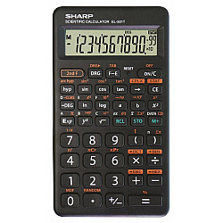 Sharp EL501TWH Wetenschappelijke Calculator / Rekenmachine - Zwart/Wit