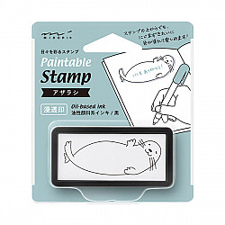 Midori Half-Size Pre-Inked Stamp - Seal