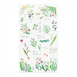Midori Transfer Stickers for Journaling - Flowering Plants