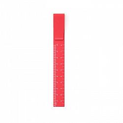 Hightide Clip Ruler - Pen Clips & Ruler - 10 cm - Pink