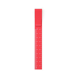 Hightide Clip Ruler - Pen Clip en Liniaal - 10 cm - Roze