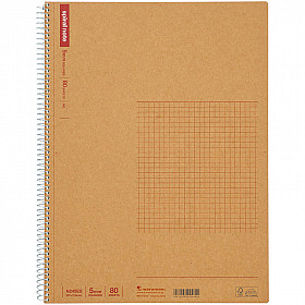 Maruman Spiral Note Basic Notebook - 80 Pagina's - Geruit - A4