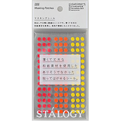 Stalogy Masking Dots - Circular Masking Tape Patches - Rond - 5 mm - Shuffle Fine