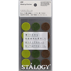 Stalogy Masking Dots - Circular Masking Tape Patches - Rond - 20 mm - Shuffle Tree