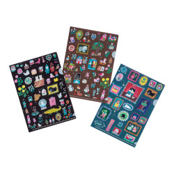 Hobonichi Folder Set of 3 for A6 Size - Yumi Kitagishi: Little Gifts