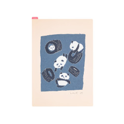Hobonichi Pencil Board - Cousin A5 - Jin Kitamura: Love it (Panda)
