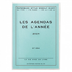Hightide Les Agenda de L'Année Diary 2024 - A6 Weekly - Mint
