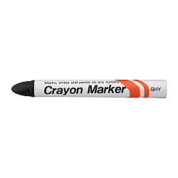 Sakura Crayon Wax Marker - Zwart