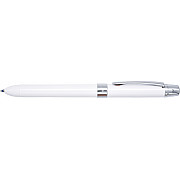 Penac ELE-001 Opaque 3-in-1 Multi Pen - Tweekleuren Ballpoint + Vulpotlood - 0.5 - Wit
