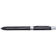 Penac ELE-001 Opaque 3-in-1 Multi Pen - Tweekleuren Ballpoint + Vulpotlood - 0.5 - Zwart