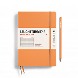 Leuchtturm1917 Notebook - A5 - Hardcover - Ruled - New Colours 2024 - Apricot