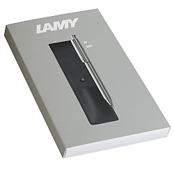 LAMY st Twin Pen - Ballpoint & Mechanical Pencil - Matte - Giftset with Leather Case