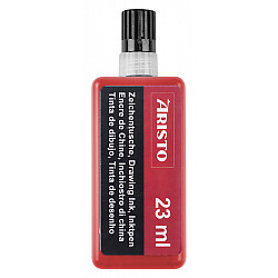 Aristo Drawing Ink for Isograph & MG1 Pro - 23 ml - Red