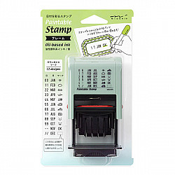 Midori Pre-Inked Paintable Rotating Date Stamp - Frame